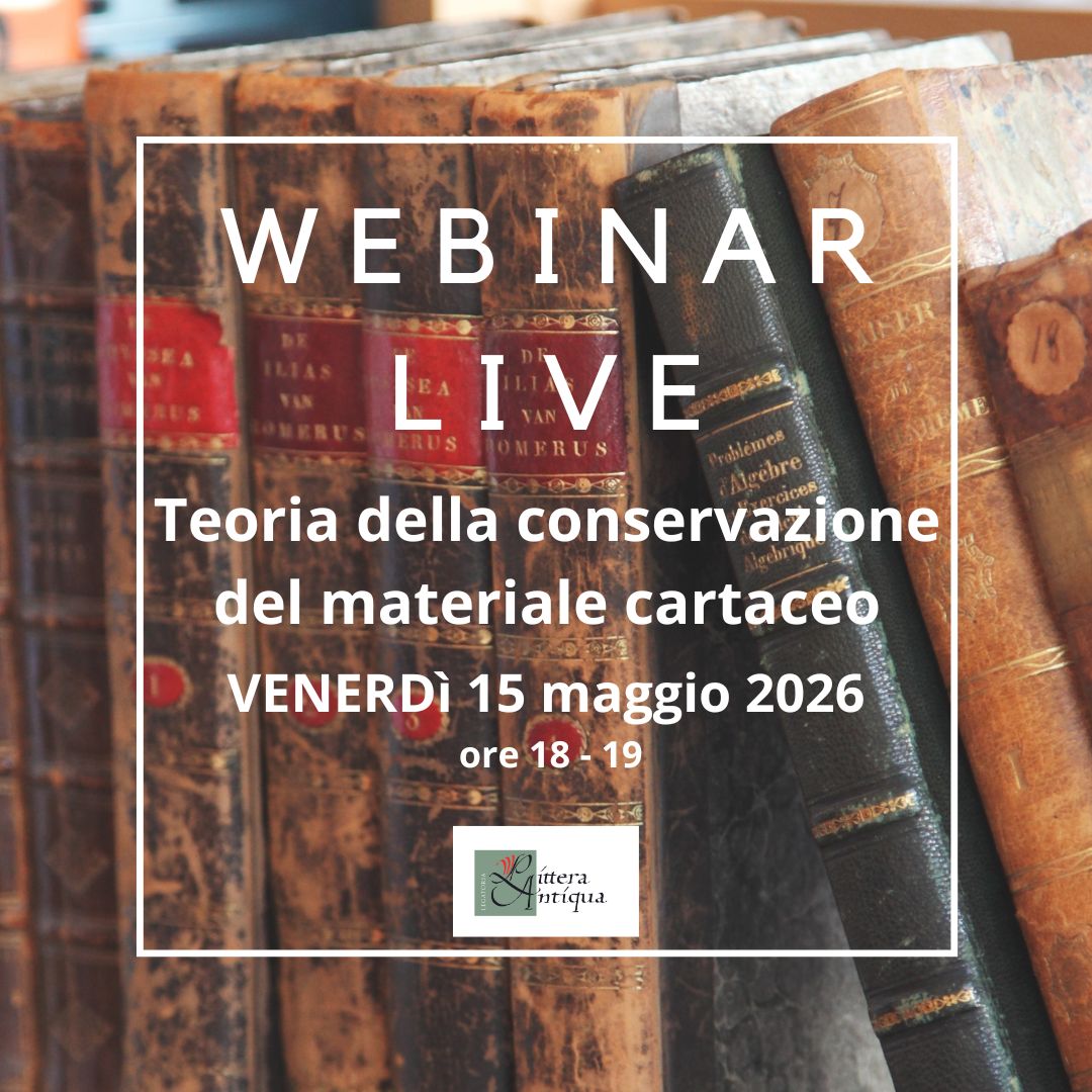 TEORIA DELLA CONSERVAZIONE DEL MATERIALE CARTACEO